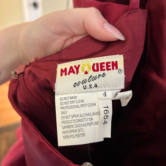 Burgundy Formal Dress - Picture 11 of 13